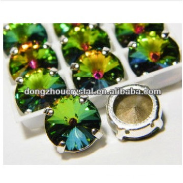 Rainbow Color Round Strass Stones Beads para la joyería